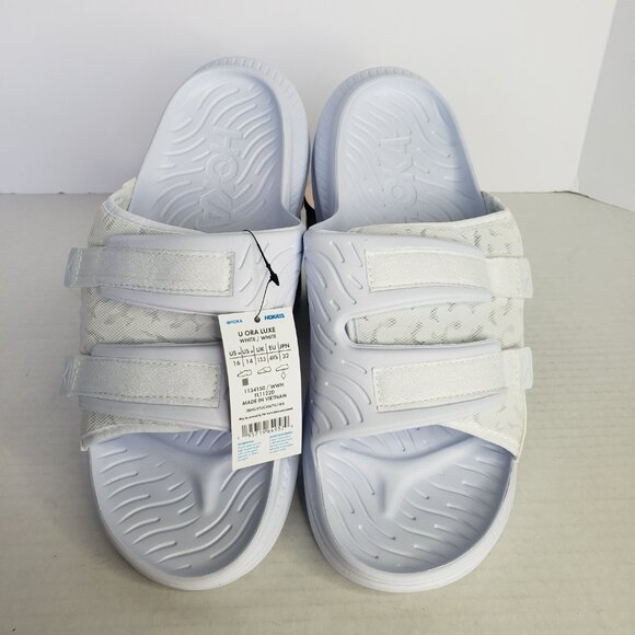 New Hoka Gender Inclusive Ora Luxe Slide Sandal  - 16 Women's / 14 Men's - $80 - Picture 1 of 7